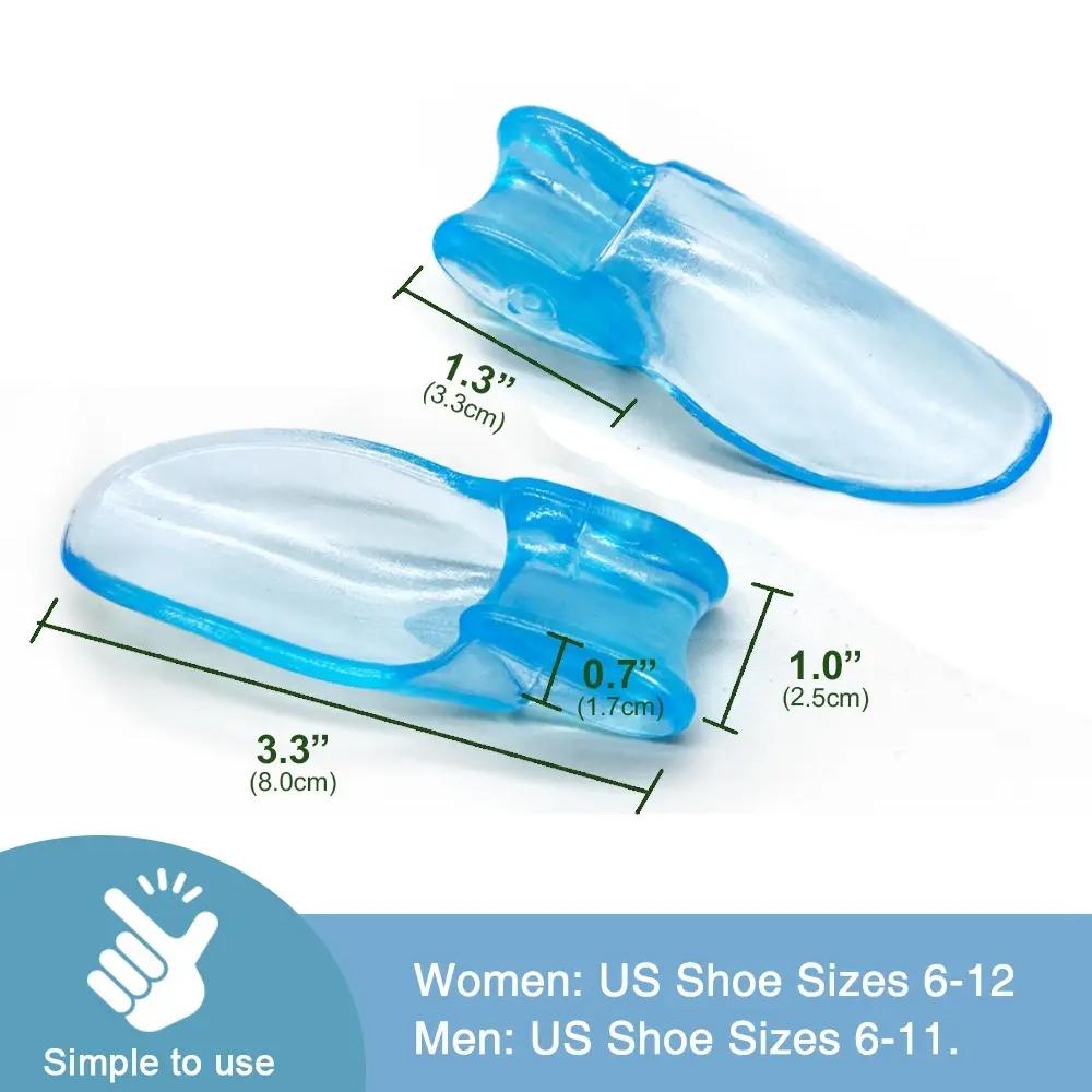 Custom Made Silicone Toe Separator Spacer Corrector Bunion Protector