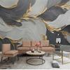 Creative Art Feather 3d Wall Mural Geometric Patterns Photo Wallpaper Living Room Tv Sofa Bedroom Fresco Home Decor