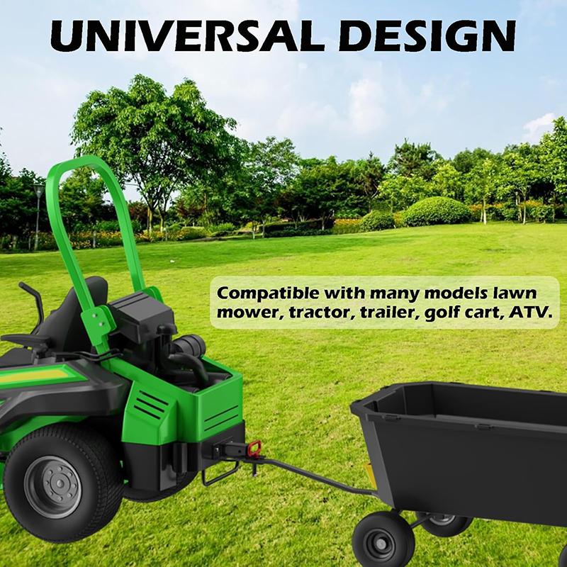 1/4 Inch Heavy Duty Steel Riding Lawn Mower Trailer Hitch Receiver Universal Multifunctional Garden Tractor Towing Parts