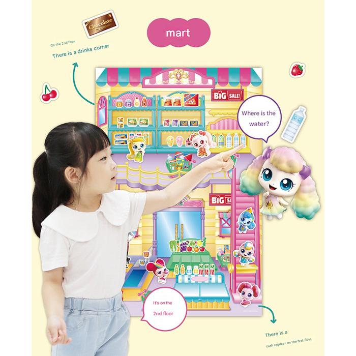 Wyprodukowano w Korei – Łap! Naklejka ścienna Teenieping (Sklep Teenieping)