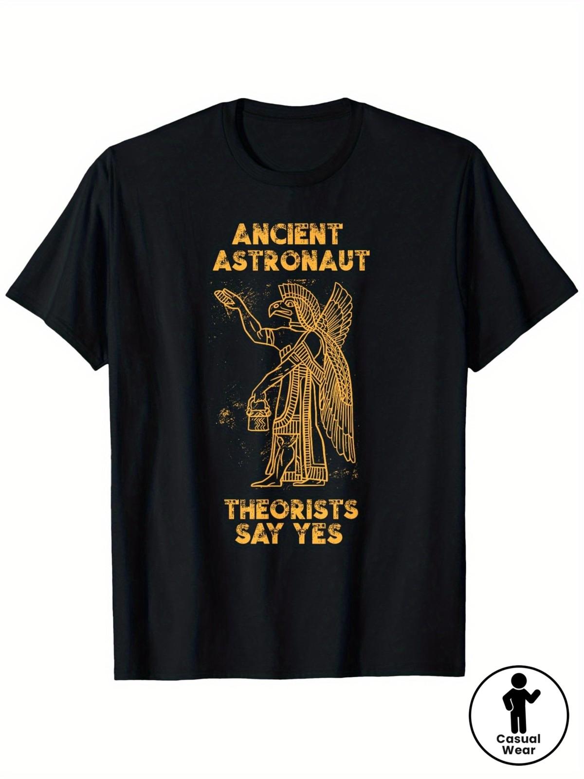 Anunnaki Ancient Astronaut Theorists Say Yes Sumerian Alien T-Shirt, Unisex Co S
