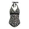 Womens/Ladies Flavia II Abstract Floral One Piece Swimsuit