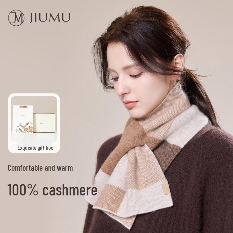 JIUMU Women s 100% Cashmere Winter Scarf