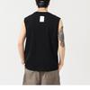 Summer Thin American High Street Breathable Sleeveless Ripped Vest Men's T Round Neck T-shirt Short Sleeves