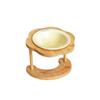 Cute Cat Bowl Wooden Pet Drinking Feeder Pet Supplies Pet High Foot Bowl  Water Container