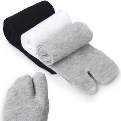 Women Men Kimono Flip Flop Sandal Split Toe Tabi Ninja Geta Socks