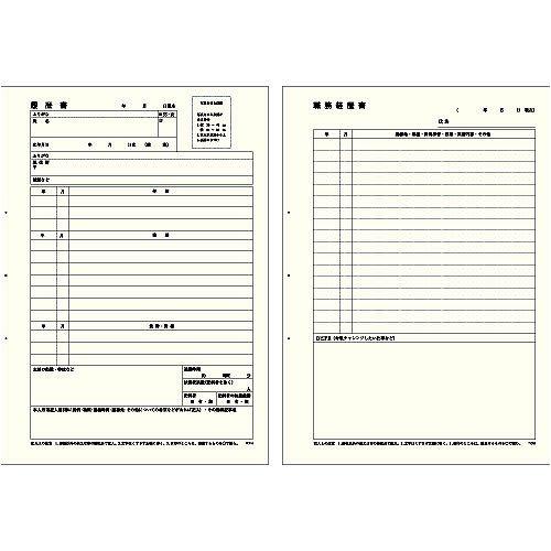 KOKUYO Resume/Job Resume 4 Sheets Each for Career Change A4 Size with Guidebook Shin-37