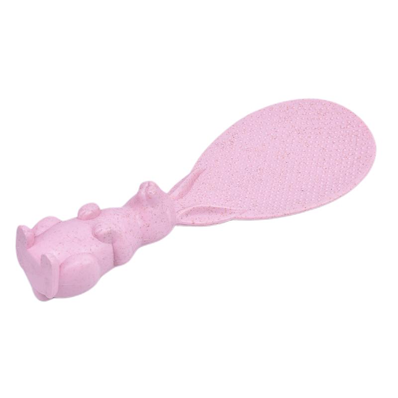 Buy 1Pcs Cartoon Rabbit Rice Spoon Non Sticky Vertical Stand Scoop Soup ...