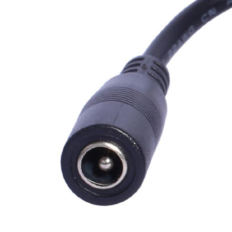 Portable 5.5x2.1mm Female to 8.0x1.6mm/5.5x2.5mm Male/C13/M16/12/XLR Adapter Cable for LED Light Solar Application