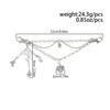Sweet Acrylic Bag Chain Heart Beaded Keychain Y2K Style Imitation Pearl Accessories  School