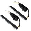 2 Pcs Waterproof Ultra Slim Switchback 30LED Amber+White Car Fog Light Bar DRL