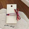 2Pcs Women Hairpins Shiny Rhinestones Patchwork Color Ribbon Bow Stable Grip Hair Clips Versatile Hair Accessories
