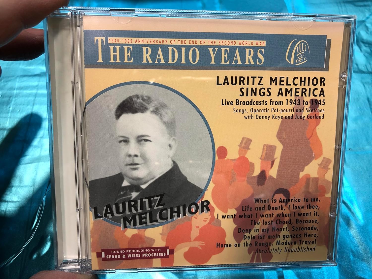 

CD MELCHIOR LAURITZ - Lauritz Melchior sings America 370052H1 Austria Classical Used