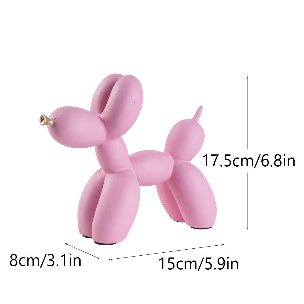 1pcs Balloon Dog Ornament European Home Living Room Desktop Wine Cabinet Creative Animal Decoration Resin Crafts