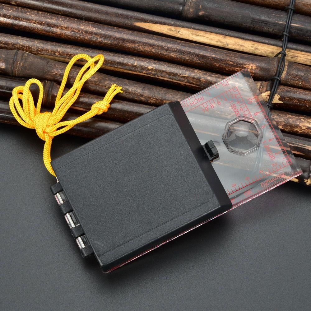 Proportional Footprint Tools Mini Ruler Outdoor Navigation Compass Map Reading Scouts Compass Ruler