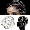 1 Pieza Cadena para la Cabeza de Boda Joyería Malla Hueca Tocado para Mujeres Diadema de Lujo Gorro Sombrero Accesorios para el Cabello