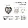 Exaggeration Heart Shape Crystal Rings Set for Women Lips Square Zircon Charm Open Rings Adjustable Fashion Designer Luxury Jewelry