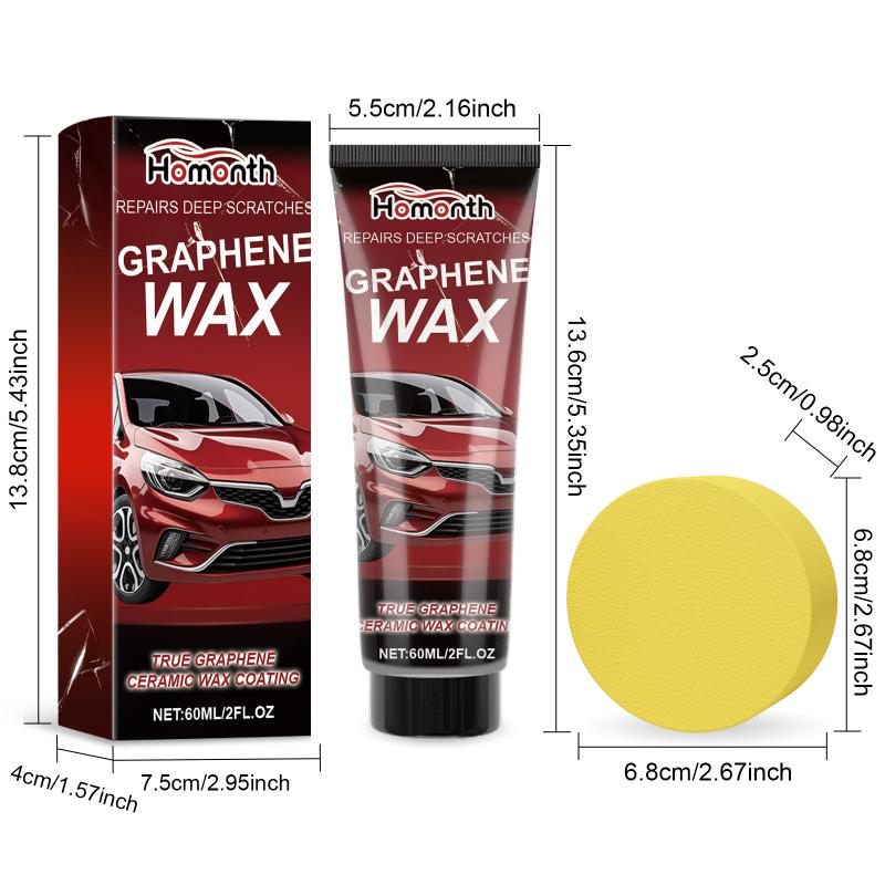 Rimuovi Graffi Auto 60G Strumenti Cura Vernice Auto Riparazione Graffi Lucidatura Carrozzeria Auto Composto Abrasivo Cera Grafene