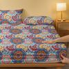 Bohemian 1 Patterned Frosted Bedsheet, Bedroom Printed Bedspread, Bedding Excluding Pillowcases