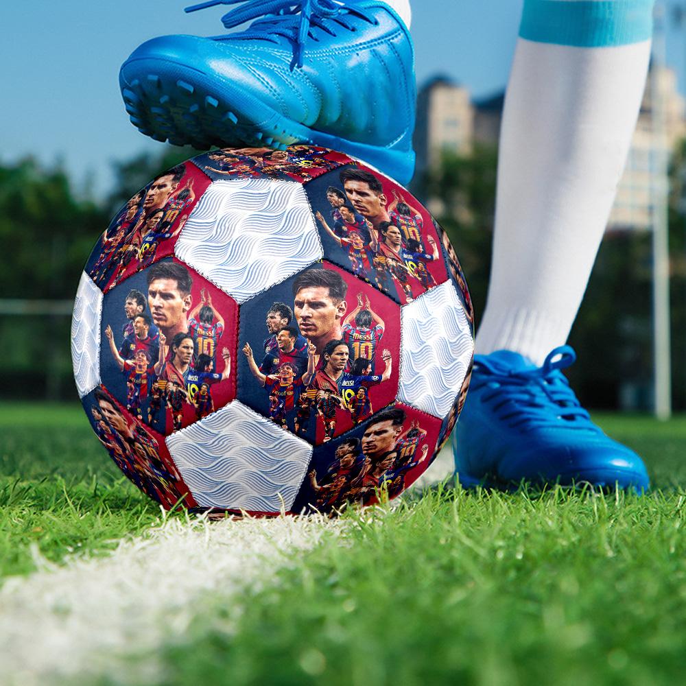 1pc World Cup football stars Football Soccer Ball Size 5 Indoor Soccer Ball Fashion Colorful Backyard Game -Great For Sports Fans Gift