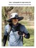 Men's Solar-Powered Fishing Hat with Fan - Sun, Mosquito, Neck, and Face Protection for Outdoor Summer Leisure