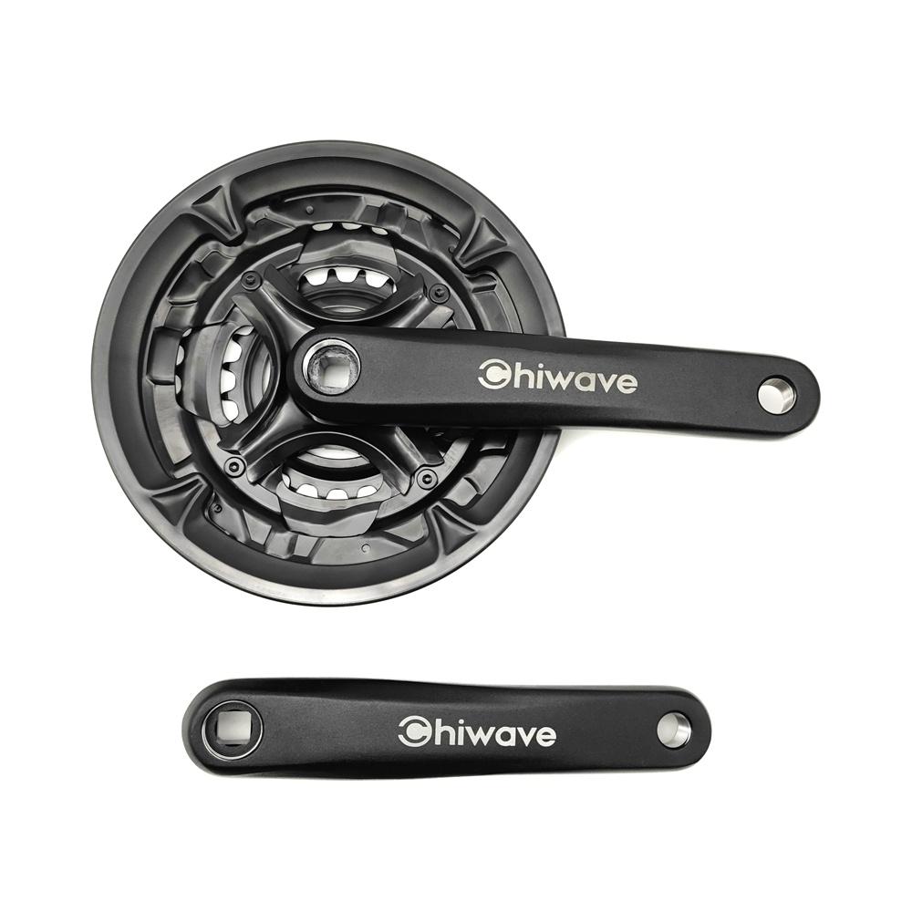 Alloy Bicycle Crank Set for MTB and Road Bicycles SUNRUN CHIWAVE EB01-2031 (24/34/42T) Triple Chainwheel Aluminum alloy чёрный