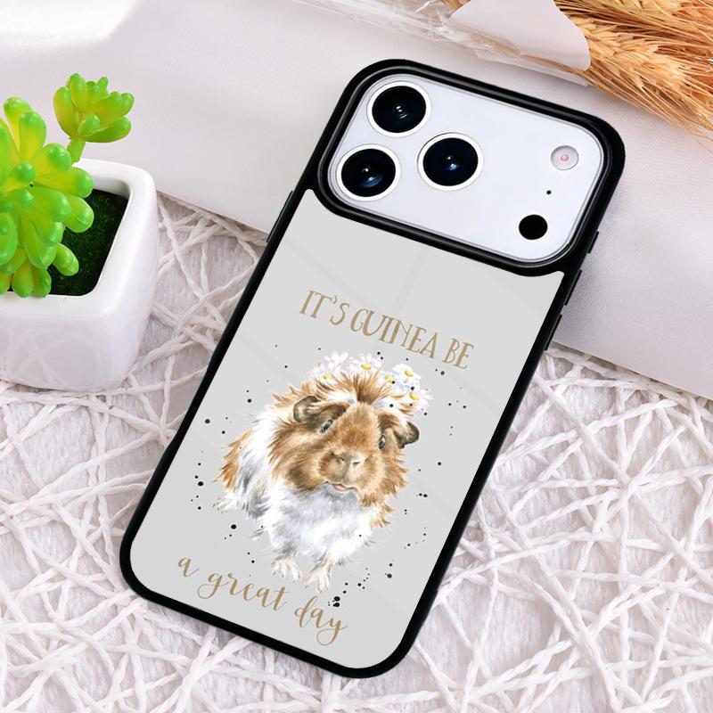 Guinea Pig Hamster Cute Phone Case for iPhone 17 Air 16 15 11 12 14 13 Pro Max Shockproof Cover