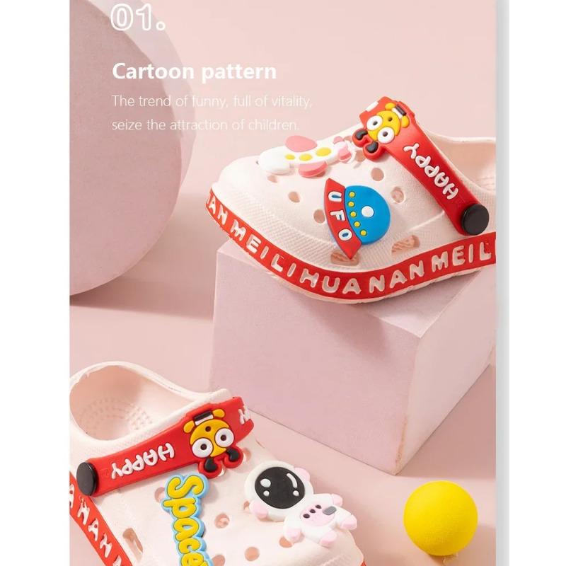 Children Garden Shoes Cute EVA Cartoon Beach Sandals Babies Summer Slippers High Quality Soft Kids Outdoor Slippers Flip Shoes
