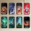 H-Hollow K-Knight S-Silksong Phone Case For iPhone17,16,15,14,13,12 Plus,Max Soft Silicone Black Cover