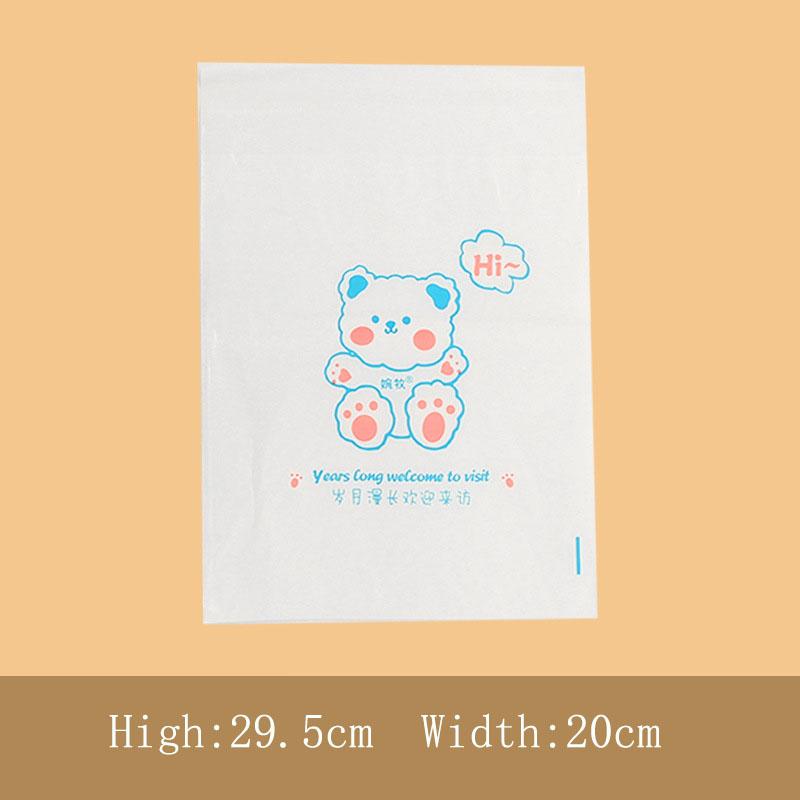 

30 шт. Одноразовые пакеты для мусора с мишками для автомобиля, самоклеящийся держатель для мусора, для салона автомобиля, офиса, кухни, для хранения мусора