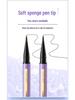 Flamingo Fine Essence Long-Lasting Sweat-Proof Eyeliner Pen - Black/Brown, Soft Tip