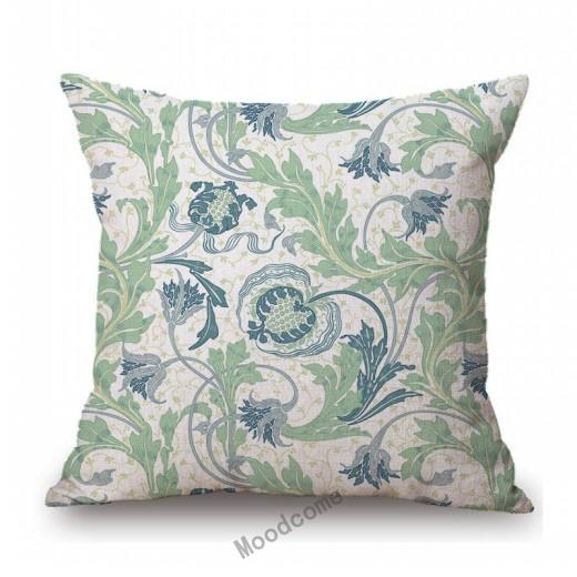 British Art Uk Artist William Morris Flower Pattern Floral Design Elegant Home Decorative Sofa Throw Pillow Case Cushion Cover