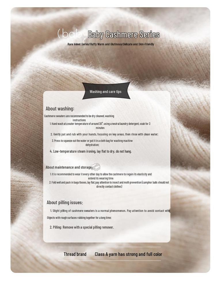 Women's Slim Fit V-Neck Cashmere Pullover Sweater for Autumn/Winter