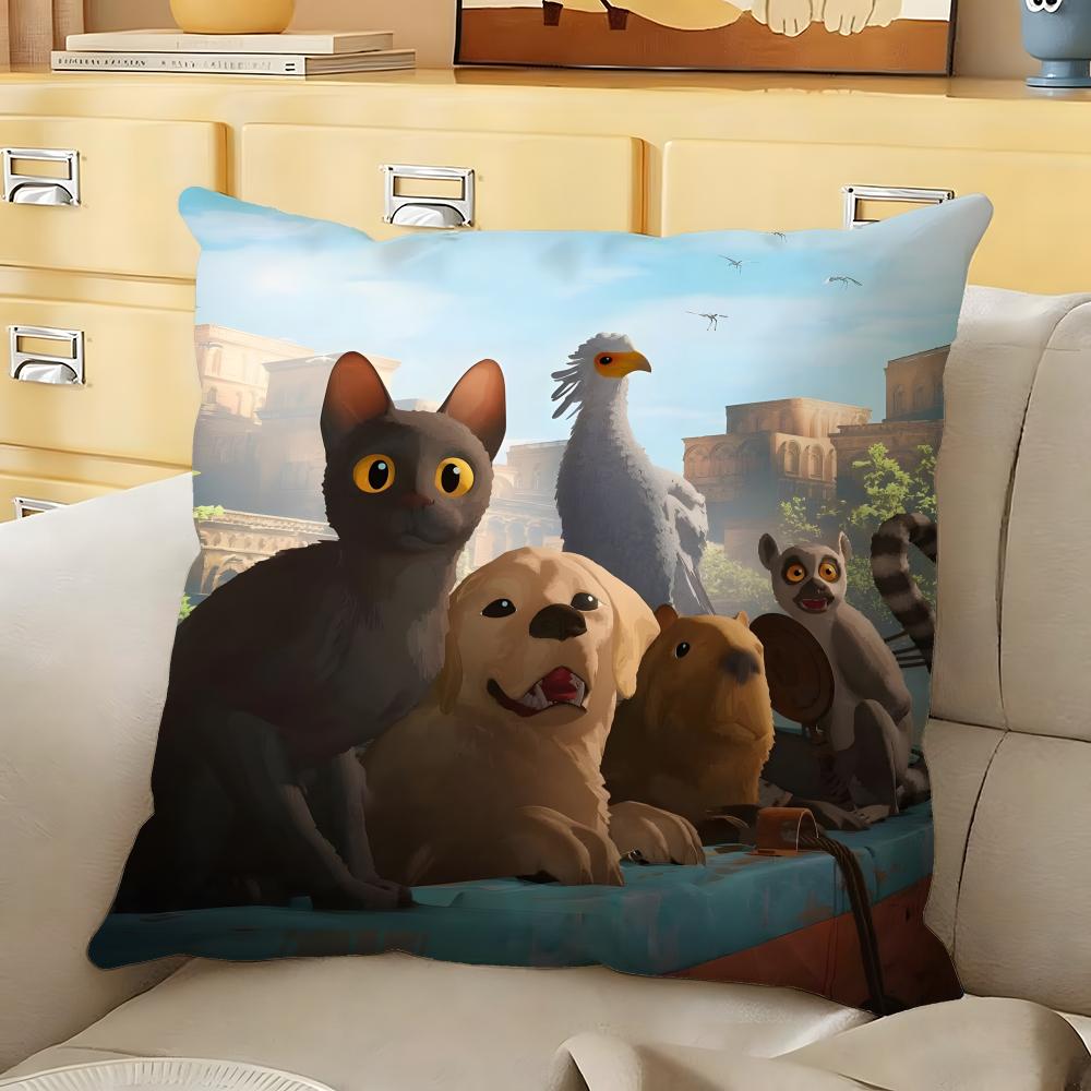 Cartoon movie FFlow Cushion Cover Soft Durable Reversible Pillow Cover Home Car MultiScene Daily Comfort Pillowcase