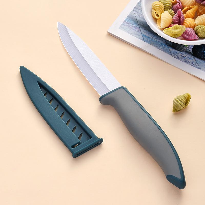 

Портативный керамический нож для фруктов, овощей, картофеля, мяса, хлеба, нож для резки, очистки, кухонные инструменты, аксессуары blue