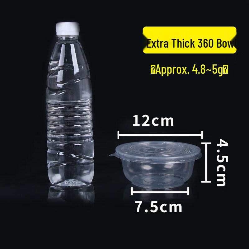 ZISIZ Disposable Plastic Bowl