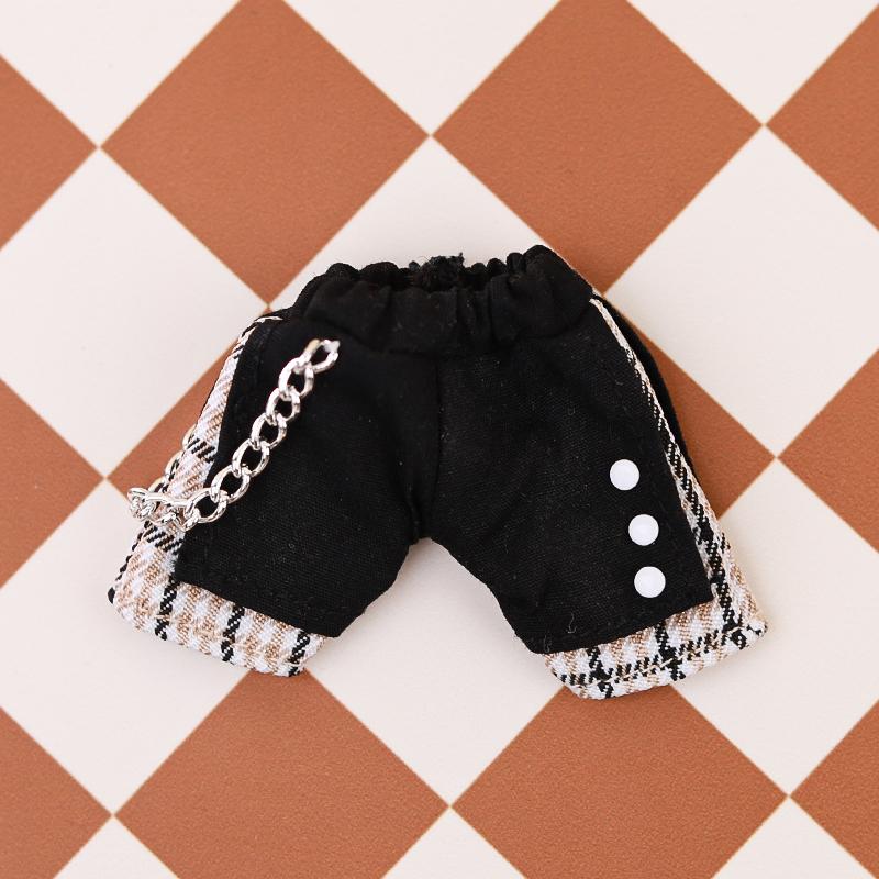 Doll Outdoor Spliced Color Chain Casual Pants Suit For Outfit Accessories Children Diy OB11 1/12 Entertaining Play Safe Kid Friendly Fun