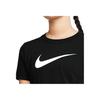Nike Large Logo Print Casual Sports Short Sleeve T-Shirt Women Tops Black AQ3212-010