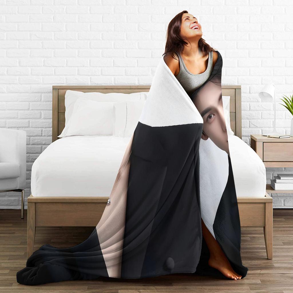 Zhang Linghe Flannel Blanket Warm Soft Throw Blanket for Couch Bed Picnic Fashion Bedspread Sofa Bed Cover