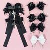 1PC Elegant Bows Hair Clip with Heart Crosses Design Soft Fabric Hairpin For Women Girls Daily Use