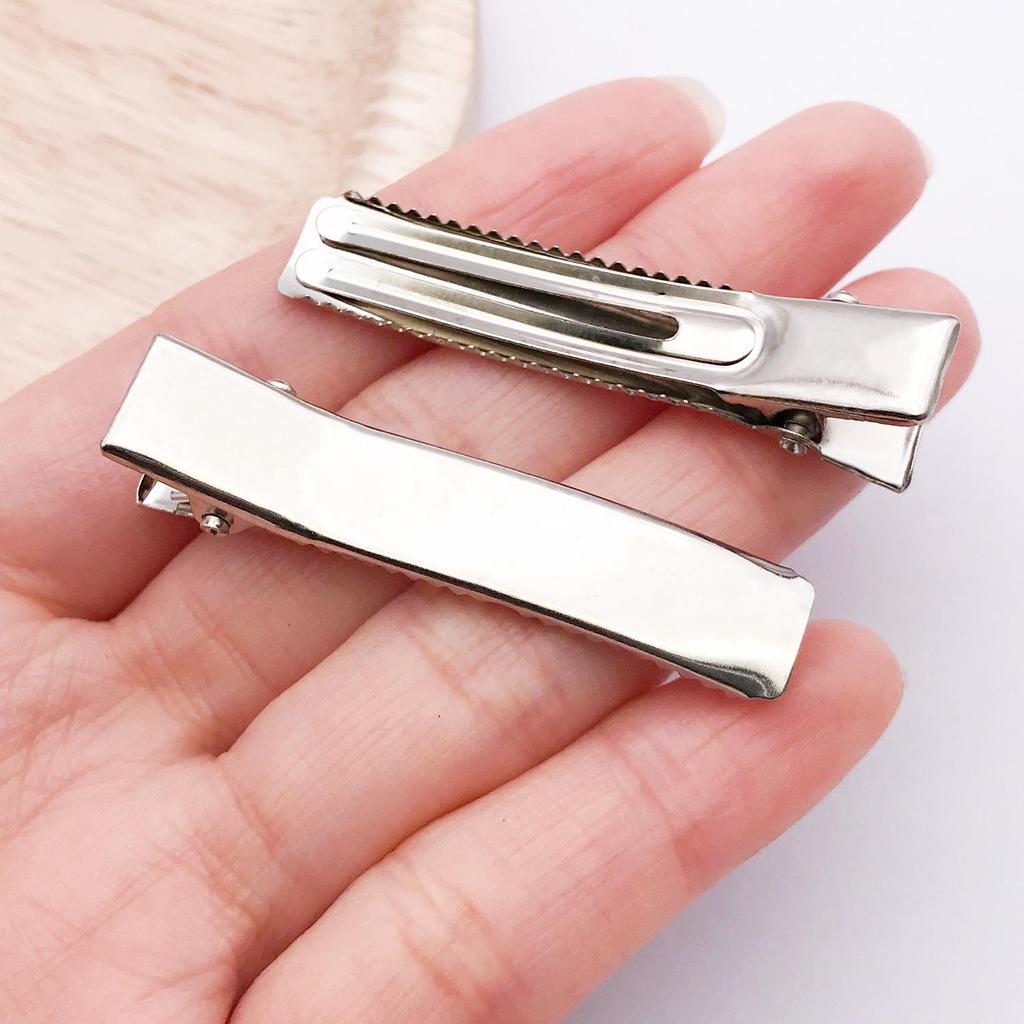 Cross-Border Iron Double-Pronged Duckbill Hairpin 10-12cm