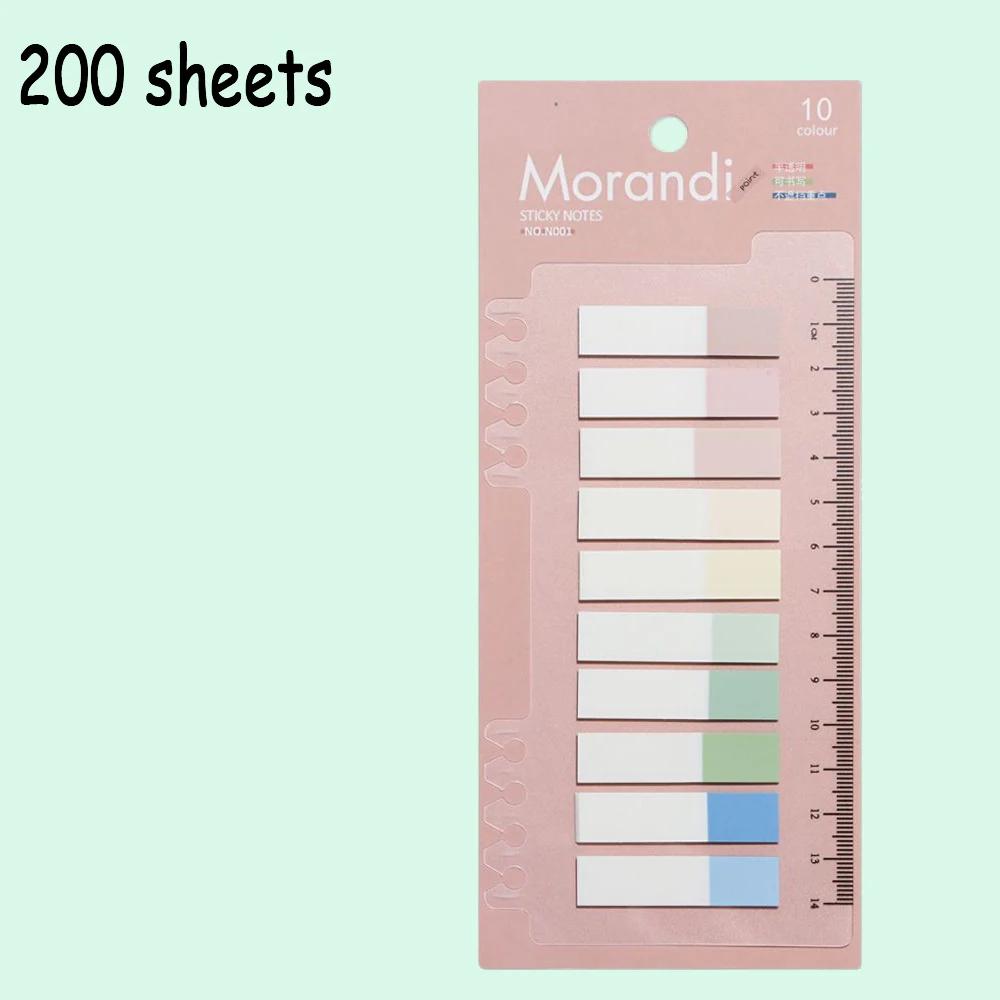 60/90/120/200 Sheets Self Adhesive Sticky Notes Memo Pad Flags Tab Loose-leaf Index Sticker Bookmark Page Sticker Sticky Notes