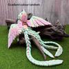 3D Printing Candy-Colour Phoenix Toy Flexible Joints Movable Wing Can Be Unfolded Desktop Small Ornament Decor Toy Birthday Gift