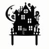 Silhouette Garden Stake Flat Metal for Flower Bed