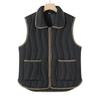 Lapel New Autumn and Winter Loose Thickened Versatile Jacket Vest Mother's Warm Waistcoat Casual Vest