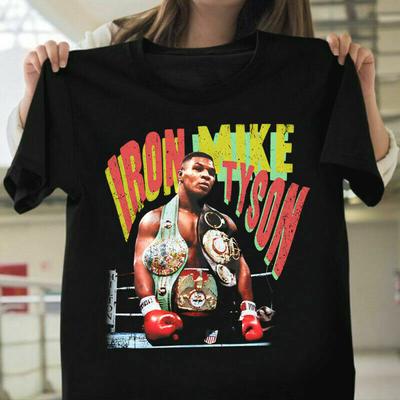 Mike Tyson Boxing T-shirt Black Unisex Tee All Sizes S-5XL 76 Unisex T-Shirt