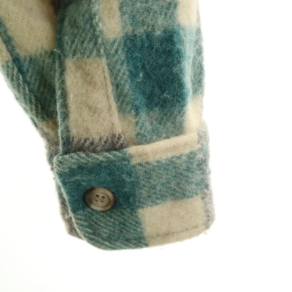 WOOLRICH 70s Vintage White Tag Check Pattern Long sleeve Flannel shirt Men's Used