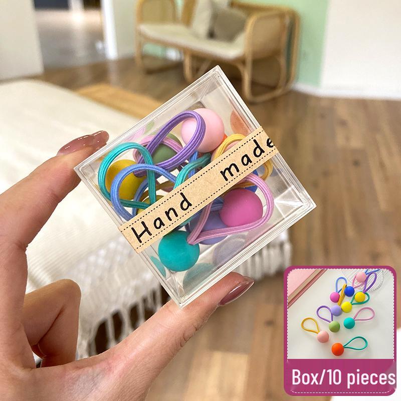 

Children s Hair Tie: 2025 New Style Ponytail Rubber Band for Girls - Decorative Hair Ring Accessory