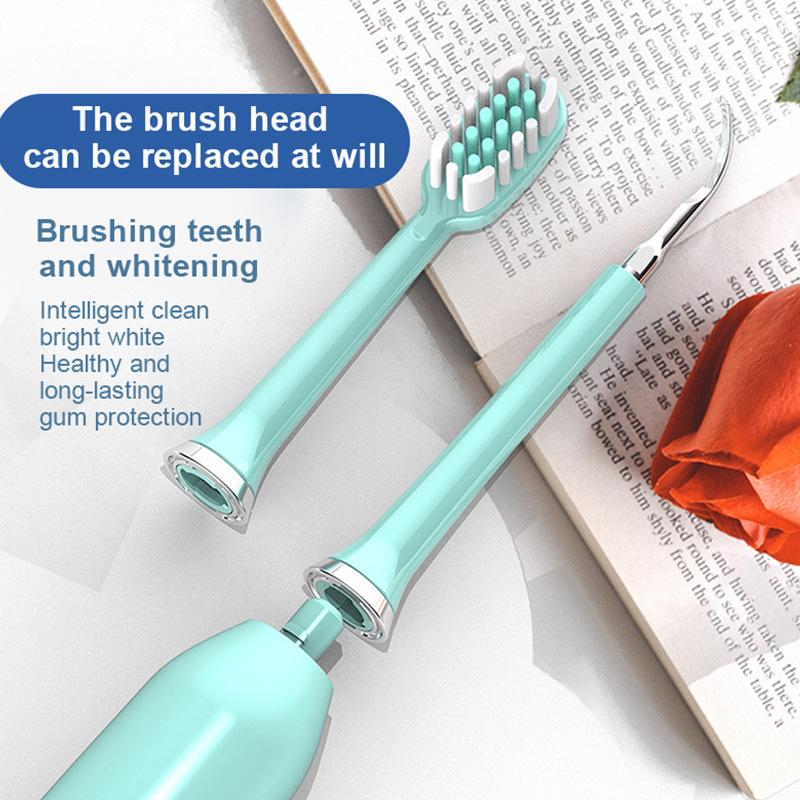 Automatic Electric Toothbrush Ultrasonic Adult Dental Cleaner Rechargeable Waterproof Dental Flusher Children's Dental Cleaner