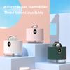 Lovely Pet 500ml Air Humidifier 2000mah Chargeable Mist Maker Fogger Led Light Humidificador For Home Ultrasonic Aroma Diffuser